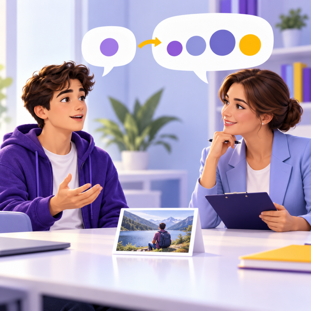 Pytania po opisie ilustracji — jak rozwinąć odpowiedź?